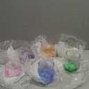 ColoVie Stemless Champagne Glasses Set of 6- Colored Champagne Flutes- Wedding Toasting Glass- Bridesmaid Gift- Mimosa Glass- Crystal Bar Glassware- Birthday Cocktail Party, 9.6oz