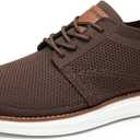 Bruno Marc Men's KnitFlex Breeze Mesh Sneakers Oxfords Lace-Up Lightweight Casual Walking Shoes (9, 01 Brown)
