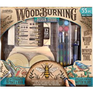 ArtSkills Wood Burning Tool Kit  55 Piece Complete Woodburning Arts and Crafts Kit Cool Gifts for Teens and Adults Fun Crafts DIY Projects