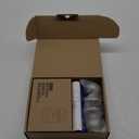 Veise Fingerprint Door Lock with 2 Knobs - Keyless Entry Door Lock with Handle, Electronic Keypad Deadbolt, Smart Front Handle Set, Auto-Locking, Waterproof, Easy Installation, Satin Nickel