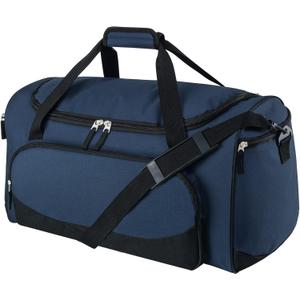 Gym Duffle Bag for Men - 55L Navy Blue Large Duffel Bags for Sports, Workout, Traveling, Durable Heavy Duty Duffel Gear Bag