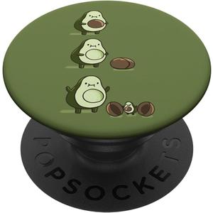 BoredKoalas Avocadoception Seed Cycle Cute Fruit Pear Avocado Eater Gift PopSockets Swappable PopGrip