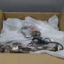 Ganeed Rustic 8-Light Chandeliers, Antique Bronze Candle French Country Chandelier, Vintage Iron Pendant Hanging Ceiling Light Fixture for Farmhouse Living Room Kitchen Dining Room Foyer