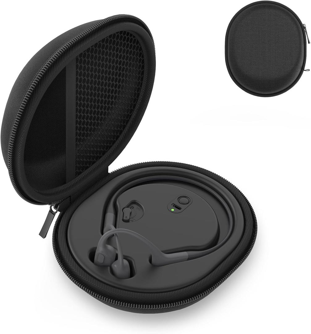 3 in 1 Wireless Charging Station Compatible with Shokz Headphones, FEFAIA Fast Charging Case Built in 2000mAh, Magnetic Charger Stand Dock Cord Charging Cable for Shokz OpenRun/Pro, OpenRun/Pro Mini