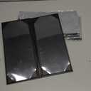 Menu Holder PU Leather Menu Covers 4.25" X 11" Black Ticket Holder for Restaurant, Coffee Bar, Wine List (2 View, 4 Pack)