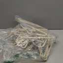 BAGAIL Kids Velvet Hangers 11 Inches Children's Clothes Hangers Non-Slip Baby Hangers for Infant/Toddler (Ivory,50pack)