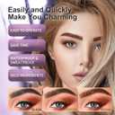 Eyelash & Eyebrow Color Kit, Brown Lash & Brow Color Kit, Eyebrow Coloring Set with Natural Bushy Results, Easy Use & Salon at Home, 7ml, Brown
