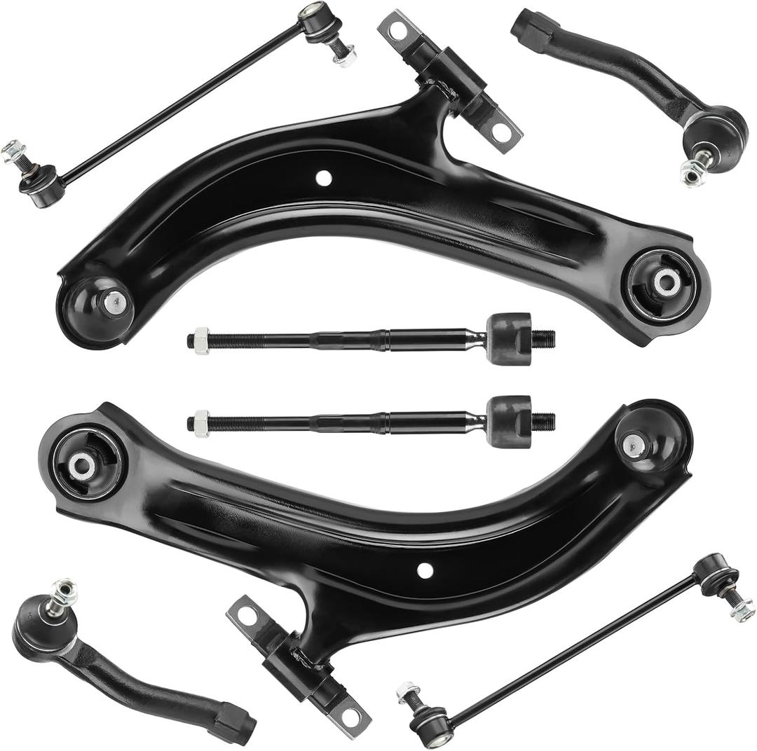 Front Lower Control Arms for 2007-2012 Nissan Sentra 2 Lower Control Arms w/Ball Joints Assembly 2008 2009 2010 2011 Suspension Kit K620373 K620374