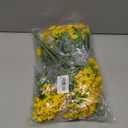 Artificial Mums for Outdoors, Waterproof & Windproof Faux Fall Flowers, Vibrant, Realistic & Low Maintenance, No Fading, for Outdoor Planters Porch Garden Patio (#5,10 Bundle)