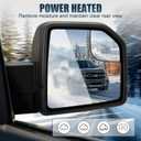 Passenger Side Tow Mirror Compatible with 2015-2020 Ford F150, Side Mirror with LED Turn Signal & Built-in Ambient Temp Sensor(for 2019+), Power Heated, 8 Pin, Replace OEM JL3Z17682CA