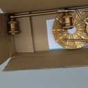ZGLAOJT 3 Light Vintage Vanity Light Gold Bathroom Light Fixtures Over Mirror.