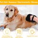 4 x 2026 Upgraded Pet Hair Removal Gloves for Cats & Dogs for Pet Owners, Efficient Grooming Tool for Shedding, Reusable