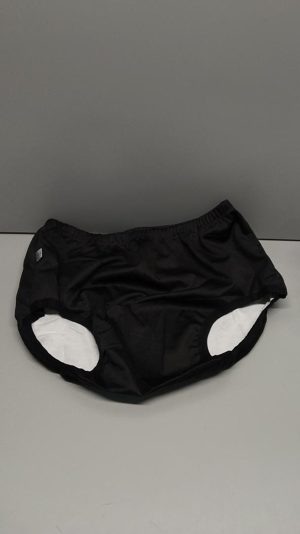 Adult Diaper Covers Waterproof, Reusable Plastic Rubber Pants for Incontinence, Leak Proof Protective Underwear Overnight (Black, L)