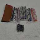 Gaoye Reading Glasses for Women, 6 pack Fashion Readers for Women Men Spring Hinge Eye Glasses, Blue Light Reading Glasses (Black Flowers, Black and Red Flowers, Pink Mosaik, Red Flowers, Blue Orange Mosaic, Black)