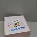 Karaoke Machine for Kids Adults, Mini Portable Bluetooth Karaoke Speaker with 2 Wireless Microphone and Lights, Birthday Gifts for Girls Ages 4, 5, 6, 7, 8, 9, 10, 12+ Family Home Party (Pink)