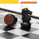 Magnetic Travel Chess Set 9.84 Inches with Folding Chess Board Educational Toys for Kids and Adults, 2 Players