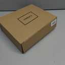 Christmas Flameless Pillar Candles with Remote, Red Buffalo Plaid Reindeer Holiday Decor, Xmas LED Candles Set of 3 (Reindeer Snowflakes Tree)