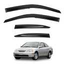 PLDDE Window Rain Guards Compatible with 2007-2011 Honda CR-V CRV