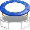 Trampoline Spring Cover Super Thick, Universal Fit 14FT Trampoline Pad Stars Design, Waterproof and Tear-Resistant Trampoline Pad Replacement for Ultimate Safety