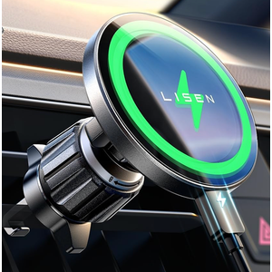 LISEN for Magsafe Car Mount Charger Wireless Charger for Iphone Powerful Magnet