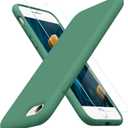 Miracase Ultra Slim Designed for iPhone SE Case 2022(3rd Gen)/iPhone SE 2020 Case(2nd Gen)/iPhone 7 Case/iPhone 8 Case with Screen Protector, Multi-Color Silicone Shockproof Phone Case(Acacia Green)