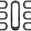 Hoolcar Grill Inserts Front Grille Mesh Cover Guard for Jeep Wrangler JK 2007-2017 Clip-on Grille Exterior Accessories, Black
