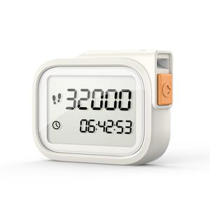 3D Pedometer for Walking, Accurate Digital Step Counter with Removable Lanyard, Fitness Tracker for Daily Activity Step & Sport Time Data-10-Step Smart Calibration