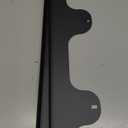 Stove Gap Covers, 2 Pack Stainless Steel Stove Gap Filler, Heat Resistant Oven Gap Filler Adjustable Length 13.8" to 27.5", Range Trim Kit Non-Slip Stove Guard Between Stove Top & Counter - Black