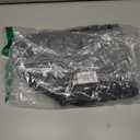 Men's Stretch Denim Dress Shirt Long Sleeve Casual Button Down Everyday Shirts Fall Winter Wedding Shirts (Black, XL)