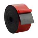 DOBTIM Solid Neoprene Rubber Strips with Adhesive Backing 1/16 (.062)" Thick x 2" Wide x 10' Long, Self Adhesive Rubber Sheets, Rolls & Strips for DIY Gaskets Crafts Pads Seals Warehouse Flooring