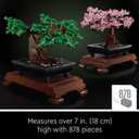 LEGO Botanicals Bonsai Tree Building Set - Artificial Bonsai Tree Plants for Home Decor, Adults Ages 18+ - Faux, Fake Plants for Table, Desk, Office - Birthday Gift for Men & Women - 10281