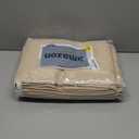 MIULEE Back Tab Beige Curtains 102 Inch Long 2 Panels Set for Living Room Bedroom, Cream Rod Pocket/Pinch Pleated Light Blocking Thermal Insulated Room Darkening Floor to Ceiling Blackout Drapes