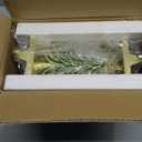 JUSTOTRY Christmas Stocking Holders for Mantle Glitter Green Xmas Tree Gold Stocking Holder for Fireplace Home Decor Holiday Gifts Christmas Decorations Supplies Non-Skid Durable and Sturdy