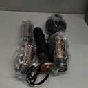 Terviiix 4-in-1 Hot Air Rotating Blow Dryer Brush Kit  1000W with Rotatable Round Brushes (2 Sizes), Oval Volumizer, and Diffuser  Ideal for Curly Hair, with Arthritis-Friendly Big Buttons, Black