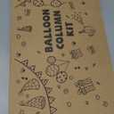 TEKXYZ Telescoping Balloon Stand Set of 4, 1.5ft to 7ft Free Adjustable Metal Balloon Column Stand for Party Decorations