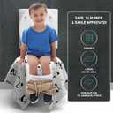 Toilet Seat Cover (20 Pack)  XL 23x25 Inch Panda Print Toilet Seat Covers Disposable for Kids & Adults  Soft Paper Material, Travel Essentials for Public Restrooms & Potty Training (P20 Non-Wooven)