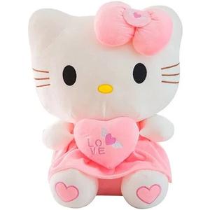Kitty Plush  Collectible Kitty Plushie Cute Stuffed Animal Toy Adorable Kawaii Doll (Pink 30cm .)