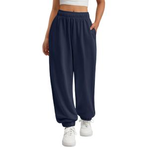 ATHMILE Sweatpants Women Baggy Lounge Pants Workout Gym Active High Waisted Comfy Joggers for Women Fall Clothes 2026, Medium