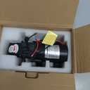 bayite 12V DC Water Transfer Pump with 2 Hose Clamps 12 Volt Diaphragm Pump Self Priming Sprayer Pump with Pressure Switch 4.5 L/Min 1.2 GPM 80 PSI for Weed ATV Marine Boat