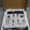 AZERPIAN Plant Stand 5 Tier Indoor Metal Flower Shelf for Multiple Plants Corner Tall Flower Holders for Patio Garden Living Room Balcony Bedroom, Black (5 Tier-Black)