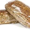 ROYALNA 100ct (8"x4"x18") Large Bread Loaf Packing Bags with Ties, Reusable, Thick Clear Gusseted Grocery Bakery Bags (Large 100ct 8x4x18)