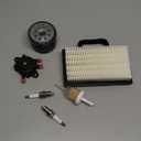 499486 499486S Air Filter LA135 Tune Up Maintenance Service Kit for John Deer-e LA120 LA130 LA140 LA150 L120 LA145 D130 D140 GY20575 GY21056 BS 695667 698754 V-Twin 18-26 HP Mower