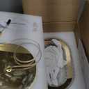 Gold 1 Ring Pendant Lights Kitchen Island Single Head Crystal Chandeliers Foyer Entrance Modern LED Dimmable Chandeliers