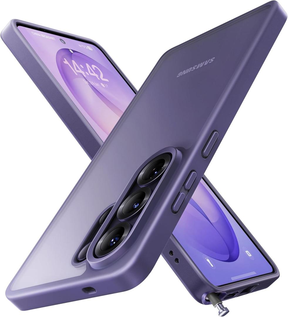 CASEKOO Cobalt Violet for Samsung Galaxy S26 Ultra Case 6.9" [16FT Military-Grade Protection] [Camera Guard] [Anti-Fingerprint] Slim Matte Translucent Shockproof S26 Ultra Case with Lanyard Hole