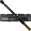 Digital Torque Wrench 1/2 Drive, 3.8-250.8 Ft.lb Range, 1/2 Digital Torque Wrench 1% Accuracy with Vibration, Buzzer and LED Alert, Suitable for Car, Motorcycle and Bicycle