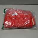 vctops Christmas Red Plush Chenille Bath Rugs 16"x24" Extra Soft and Absorbent Microfiber Shag Rug, Non-Slip Runner Carpet for Tub Bathroom Shower Mat (Red,16"x24")