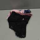 ALL OF SHE Sexy Underwear Panties for Women Cheeky V Waist Lace Boyshorts Lingerie Plus Size Underwear Gift Wife Women 5 Pack (Large, 5 Pack-sky Blue*1 White*1 Baby Pink*1 Maroon*1 Black*1)
