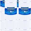 Cryspool® 07112 Filter Compatible with Clean and Clear Plus 520, CCP520, PCC130, R173578, 178585, 817-0143, C-7472, FC-1978, 4×130 Sq. Ft Pool Filter Cartridge, 4 Pack