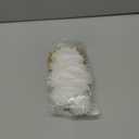 46Pcs Plastic Snowflake Ornament Christmas Glitter Snowflake Hanging Christmas Tree Decorations with Silver Rope for Winter Decorations Tree Window Door Accessories (White)