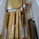 Metal Full Size Montessori Bed with Fence & Slats, Platform Bed Frame with Detachable Side Rails, Rounded Corners, Safe & Easy Assembly, Natural Montessori Bed Full Size